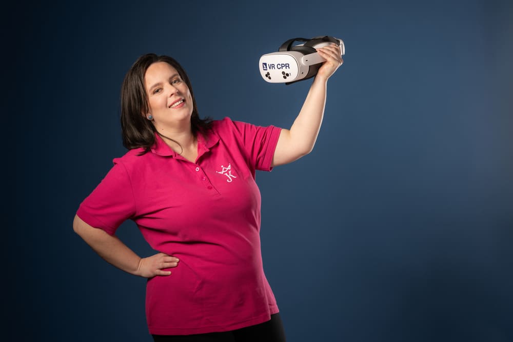 brýle s virtuální realitou pro nácvik první pomoci - Jindřiška Králová
